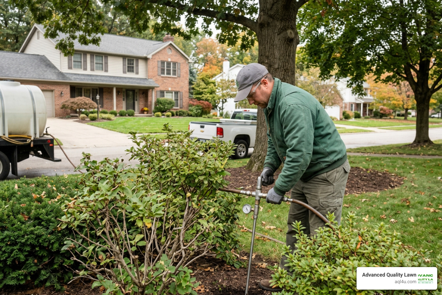professional deep root feeding treatment for Akron shrubs professional deep root feeding treatment for Akron shrubs