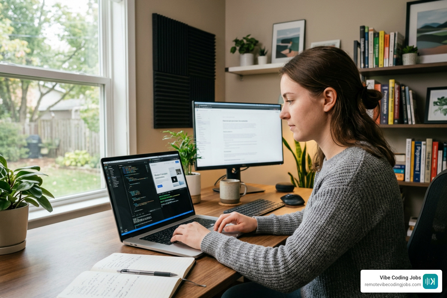 developer building a modern portfolio project using Cursor IDE and documenting the workflow