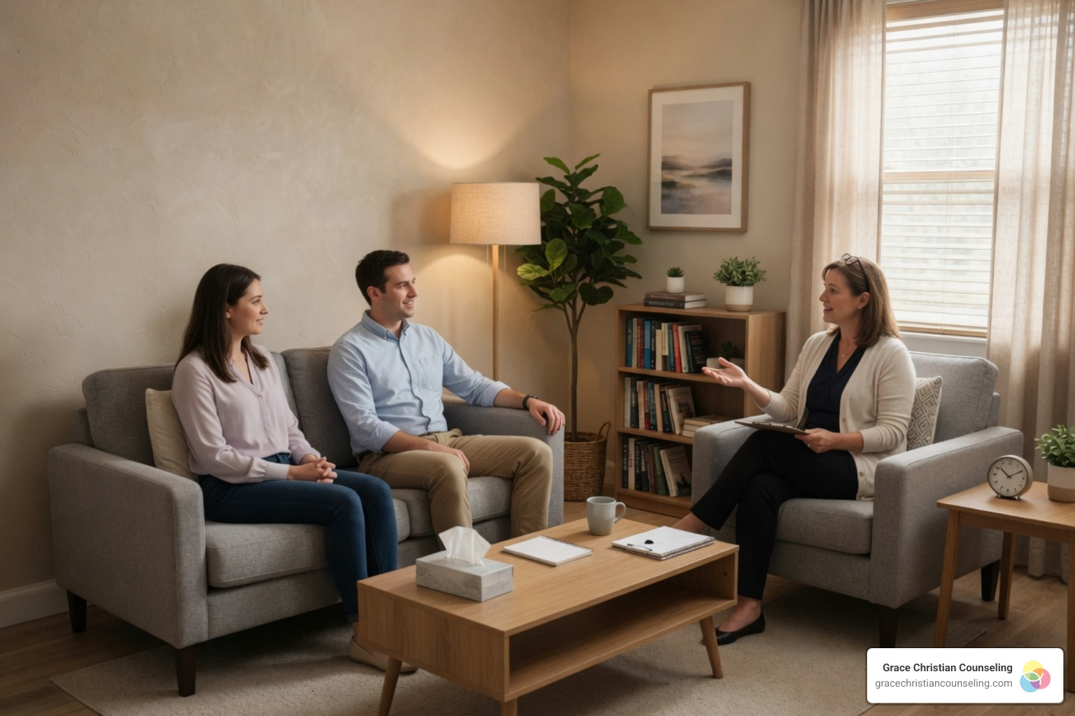 supportive counseling session - faith based premarital counseling