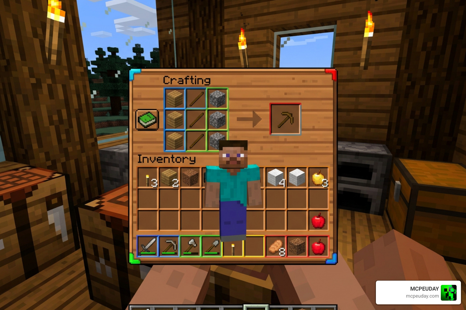 Custom container interfaces matched to their block design