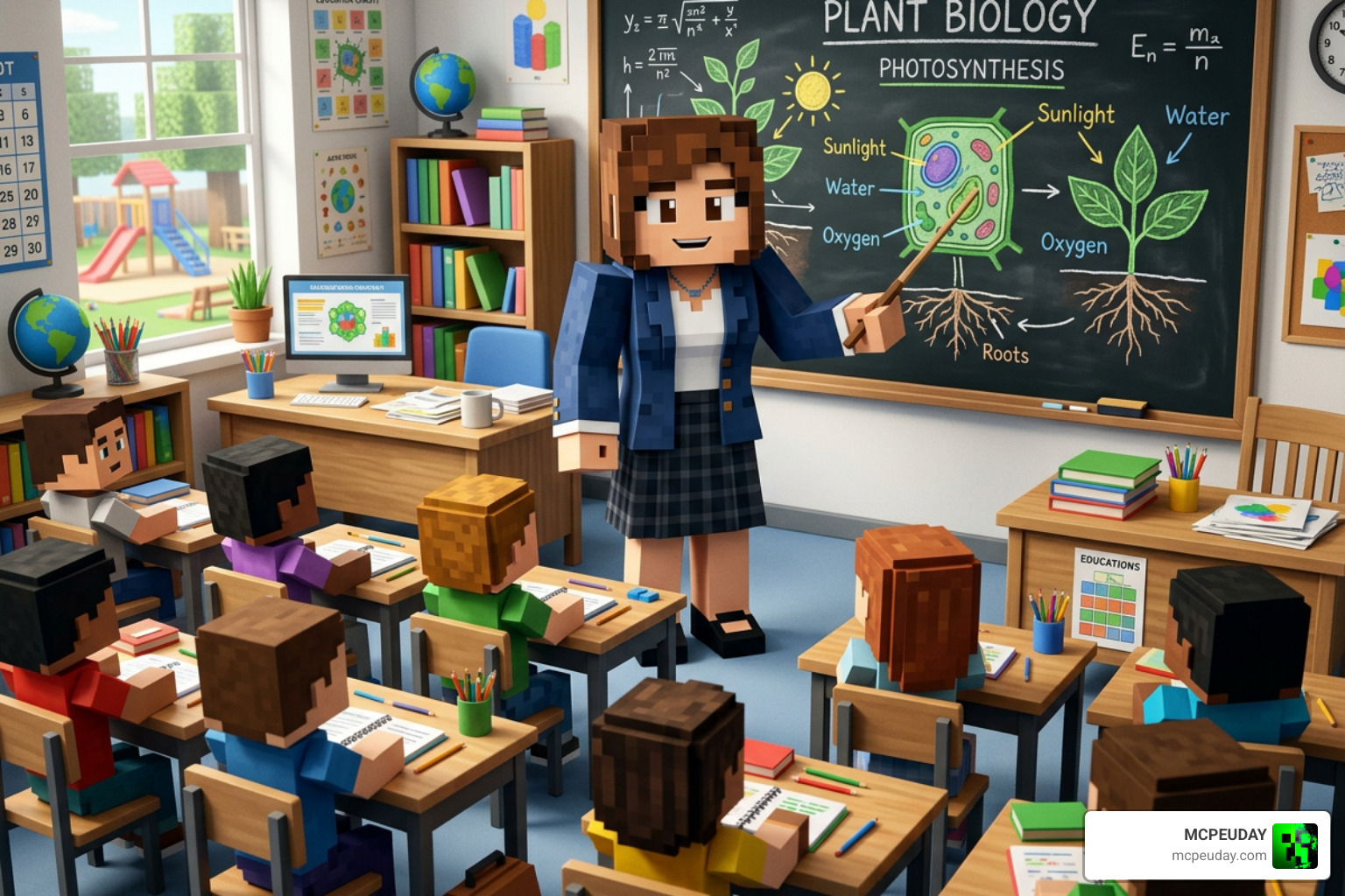 Jenny Teacher Model Minecraft companion roleplay simulation
