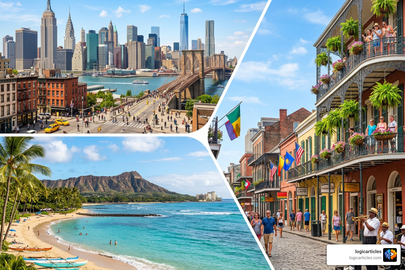 top vacation destinations in the US top vacation destinations in the US