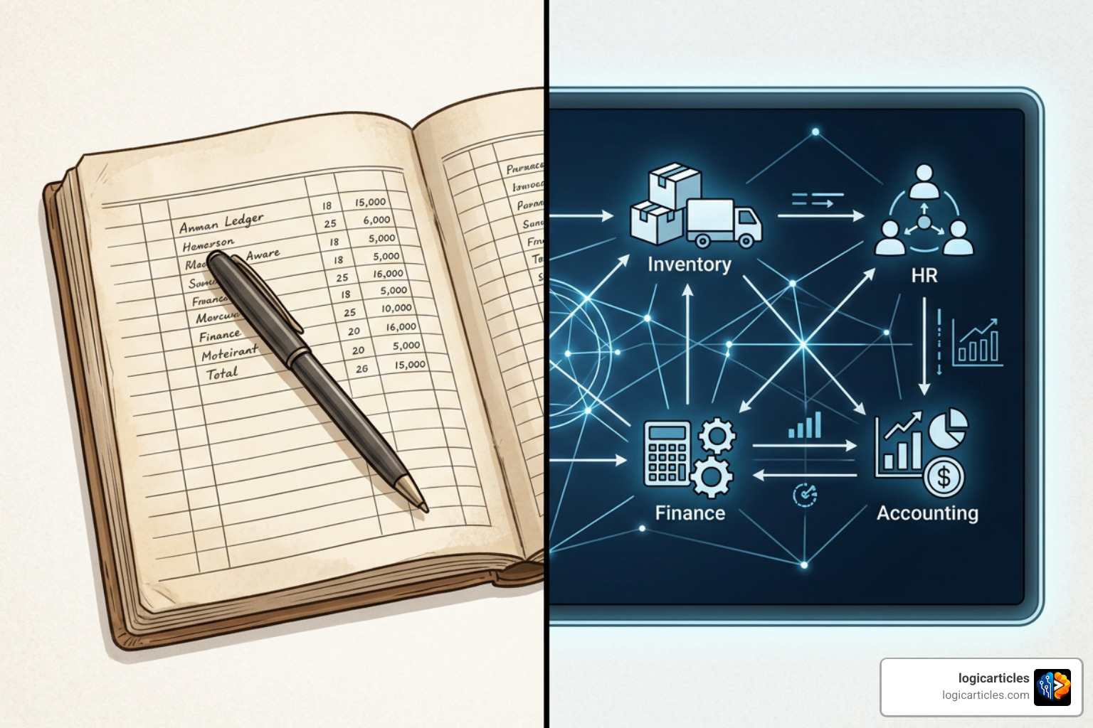 comparing simple ledgers with enterprise resource planning comparing simple ledgers with enterprise resource planning