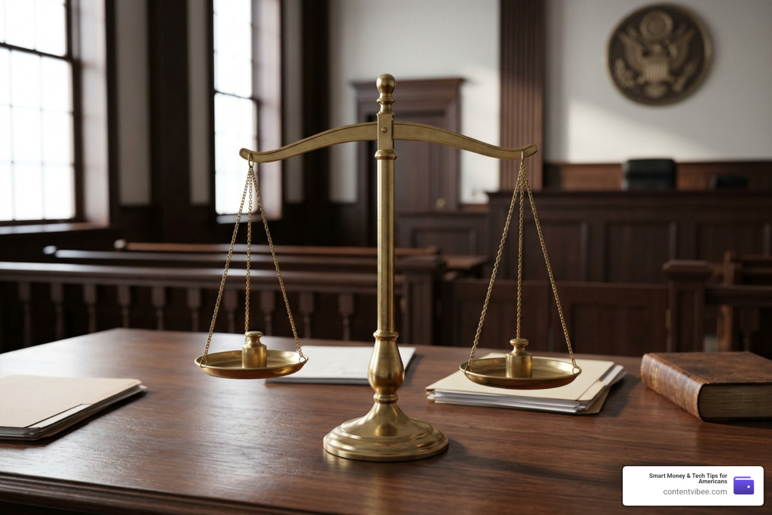Legal scales of justice representing comparative negligence and policy limits