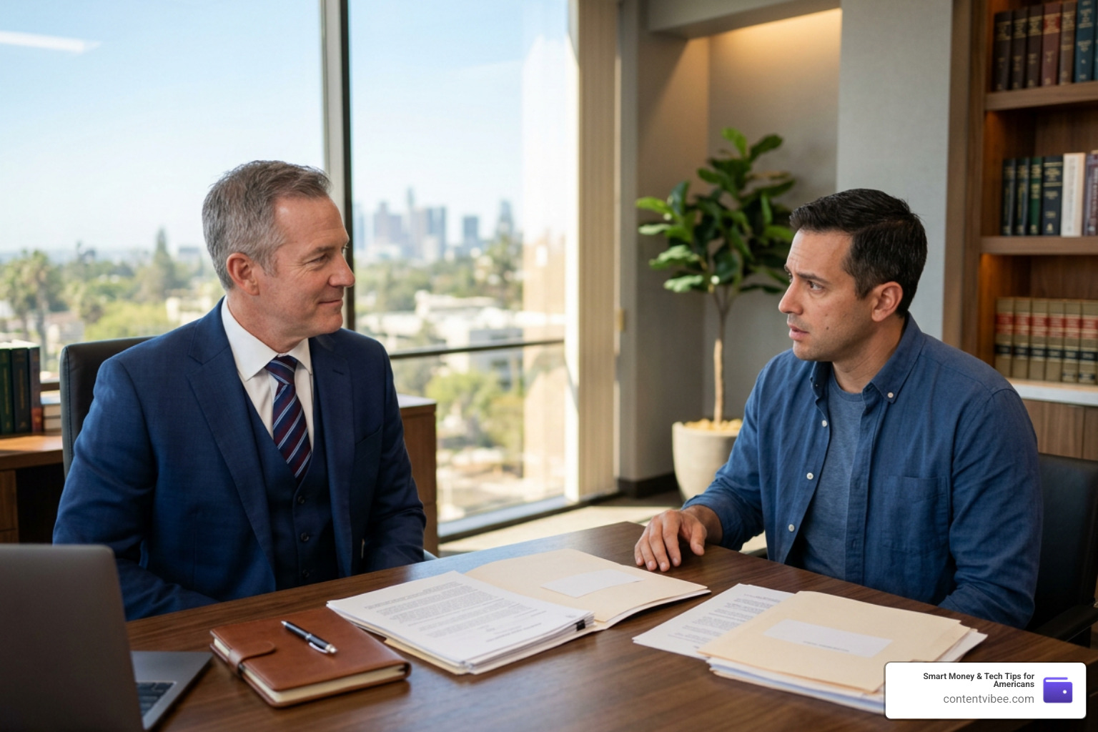 client meeting with a personal injury attorney
