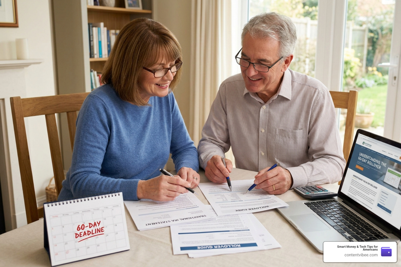 Filing tax forms 1099-R and 5498 for a successful 60-day traditional IRA rollover