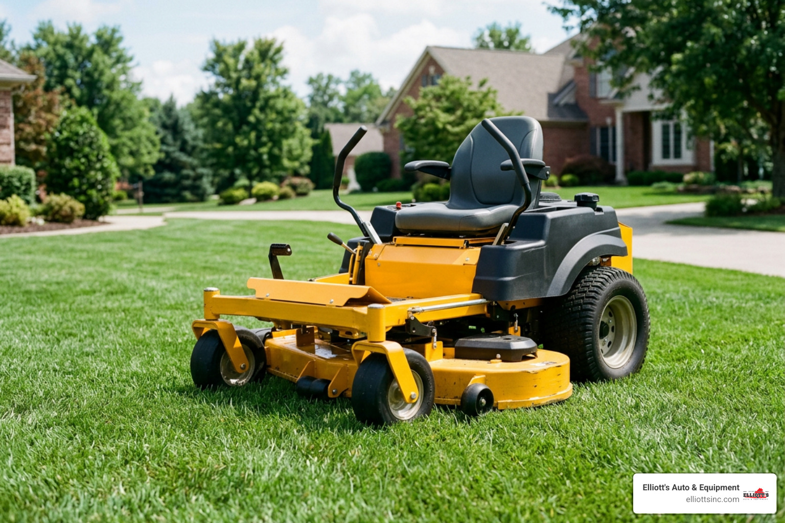 Brand new Hustler zero turn lawn mower ready for professional performance Brand new Hustler zero turn lawn mower ready for professional performance