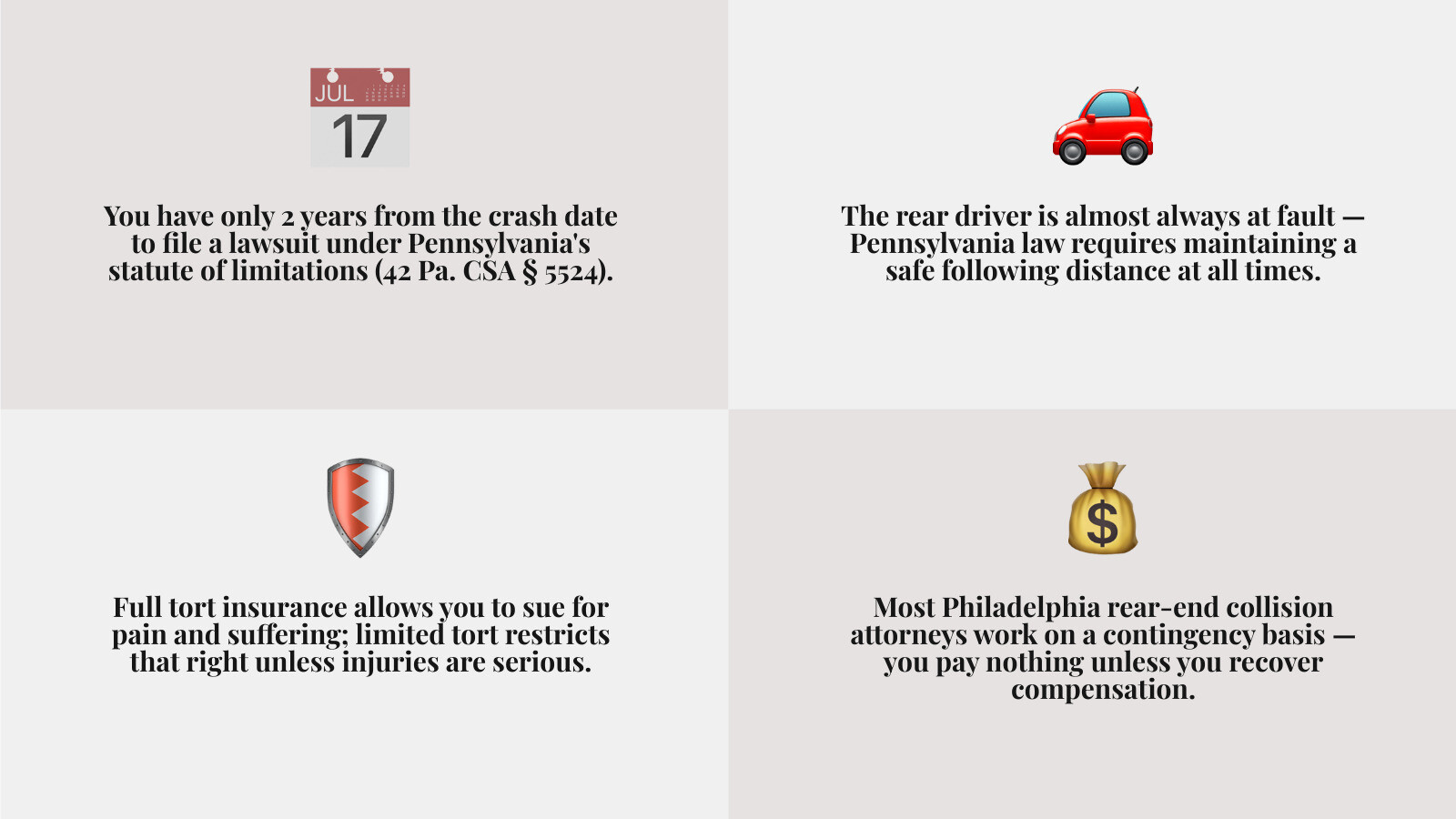 Immediate steps to take after a Philadelphia rear-end collision infographic infographic Immediate steps to take after a Philadelphia rear-end collision infographic infographic