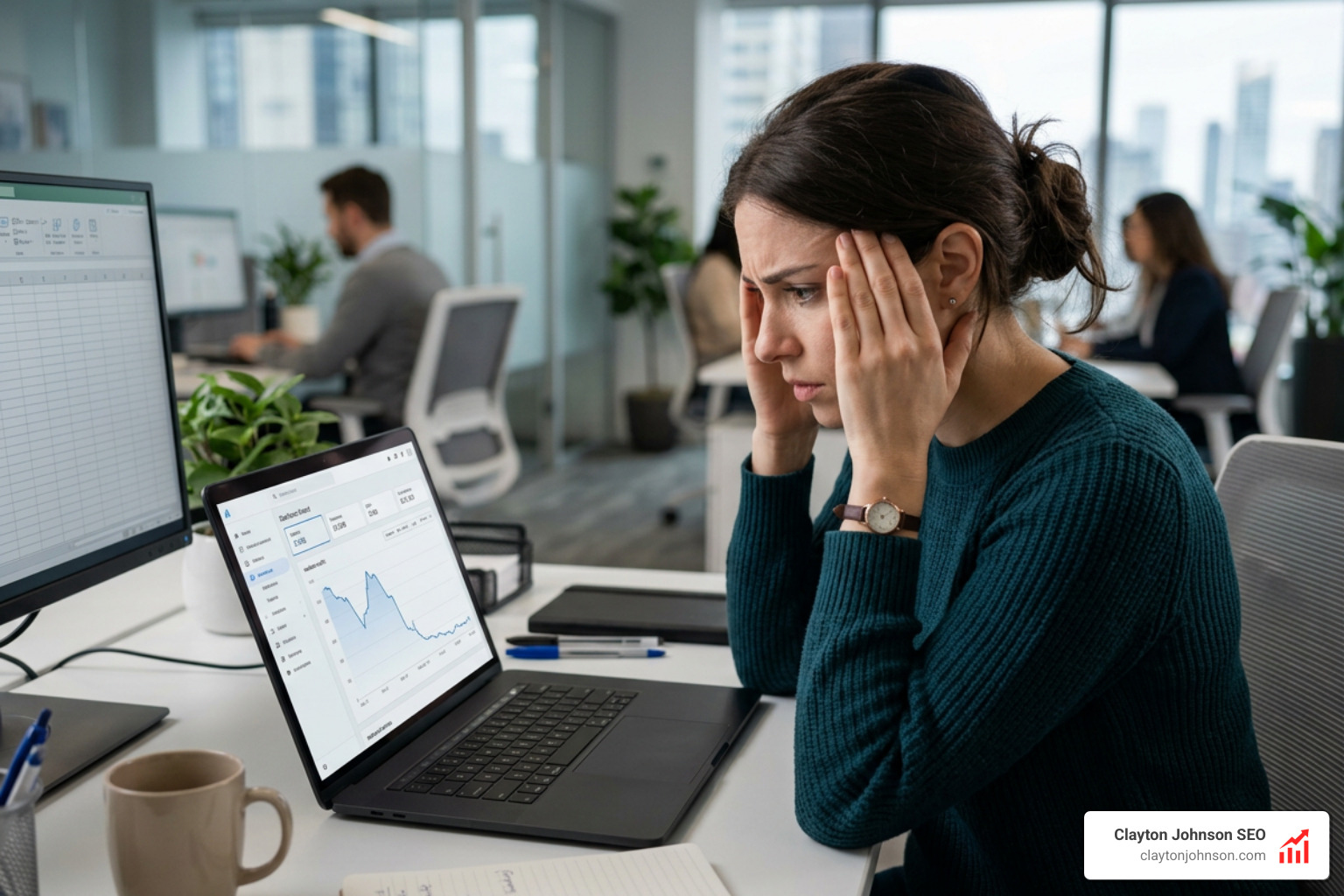 Analyzing a website traffic drop after a major core algorithm update