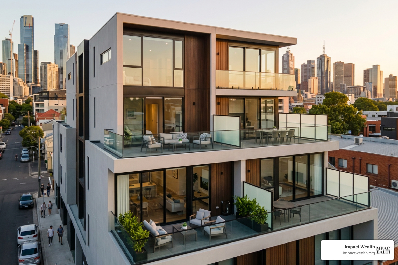 Sleek urban duplex with expansive terraces Sleek urban duplex with expansive terraces