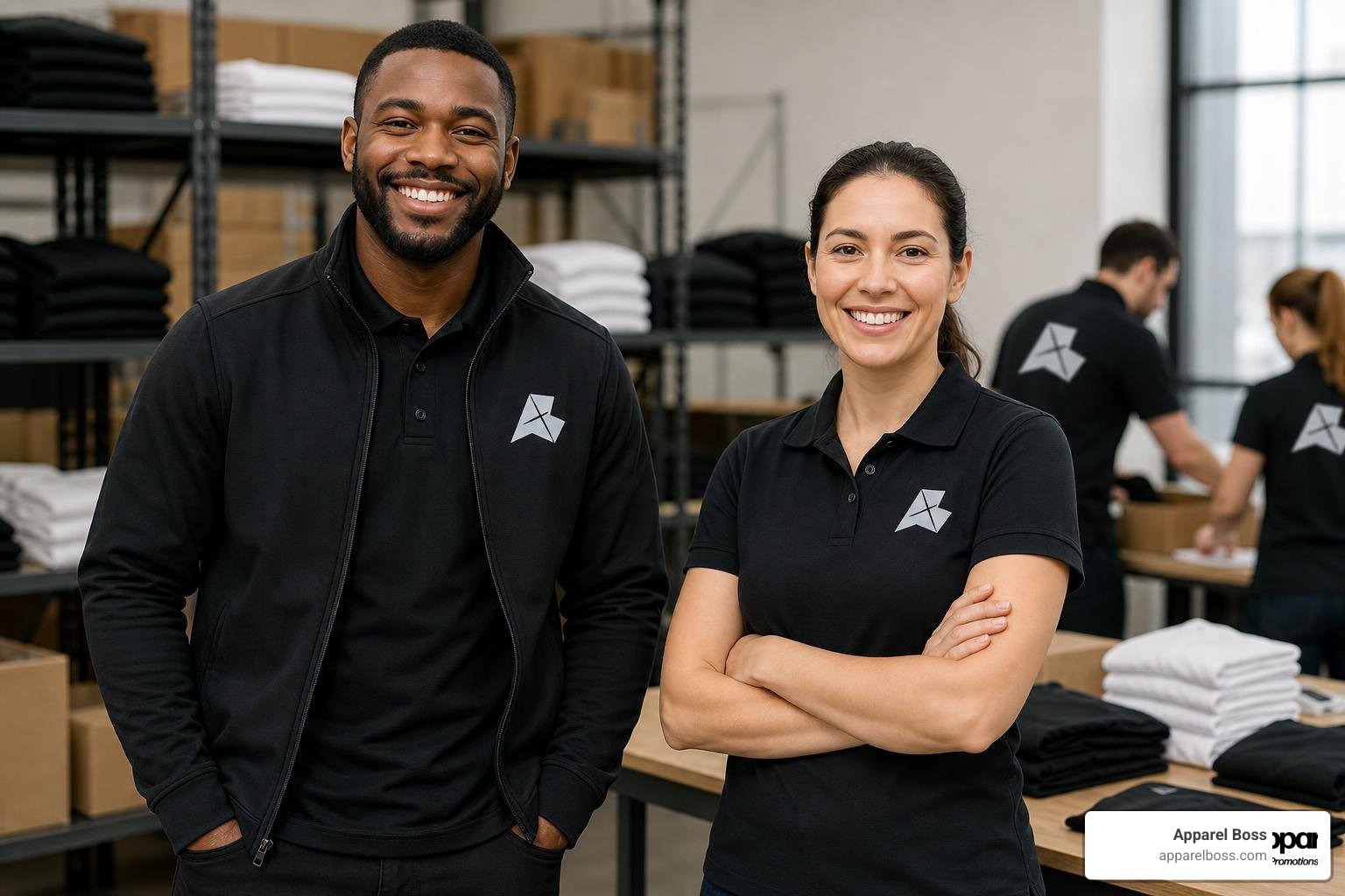 Custom branded apparel and merchandise by Apparel Boss