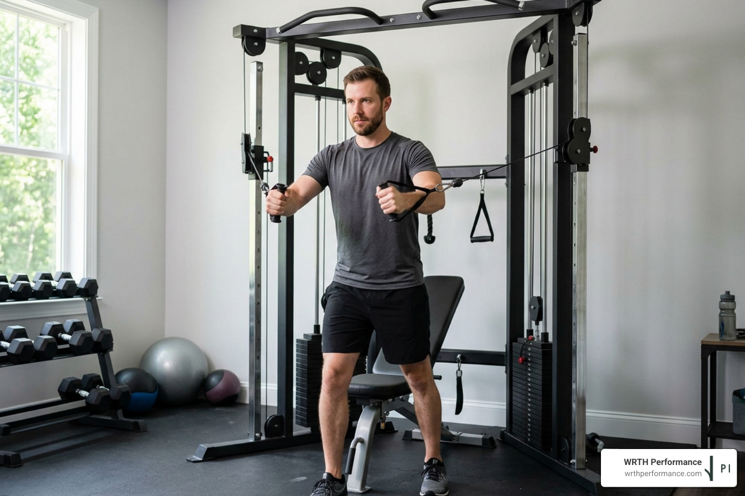 All-in-one functional trainer setup All-in-one functional trainer setup
