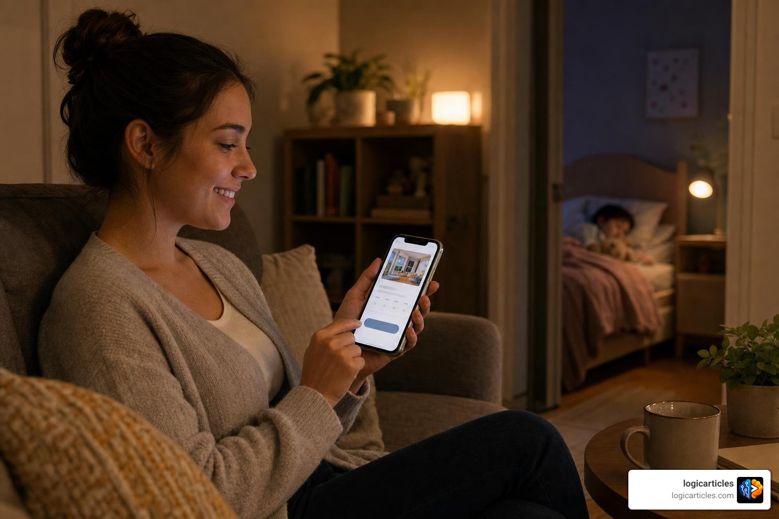 parent booking a daycare tour on a smartphone parent booking a daycare tour on a smartphone
