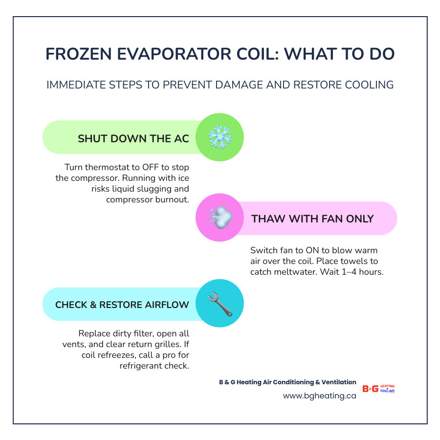 frozen evaporator coil causes refrigeration cycle and freeze process infographic infographic frozen evaporator coil causes refrigeration cycle and freeze process infographic infographic