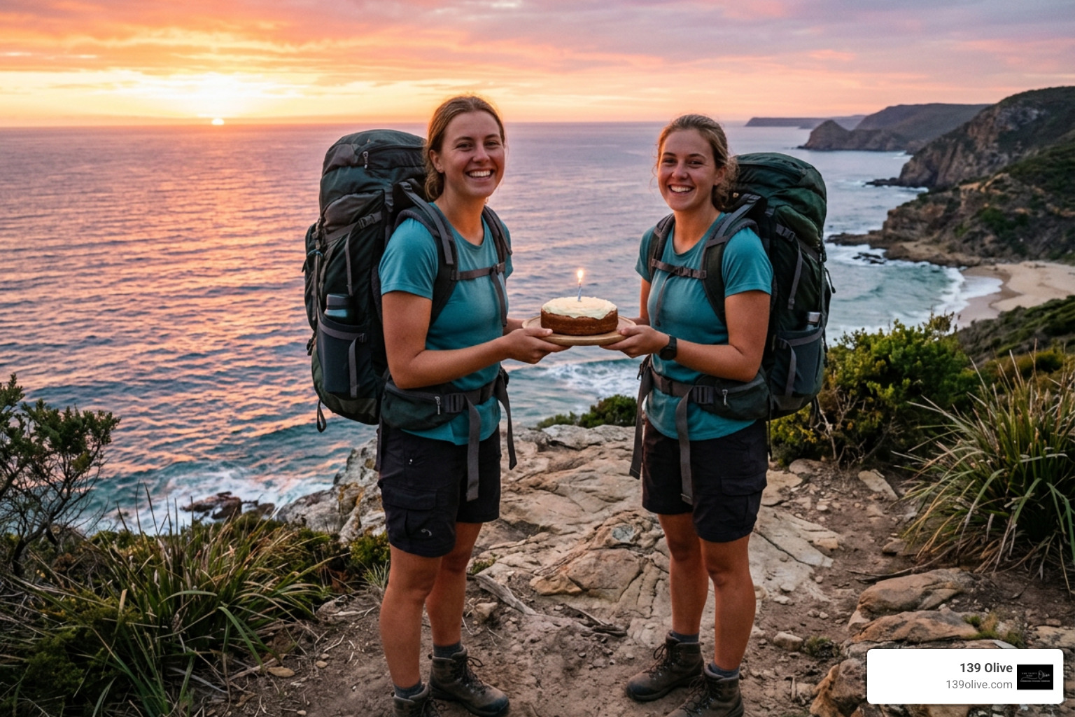Backpacker enjoying an affordable international birthday trip