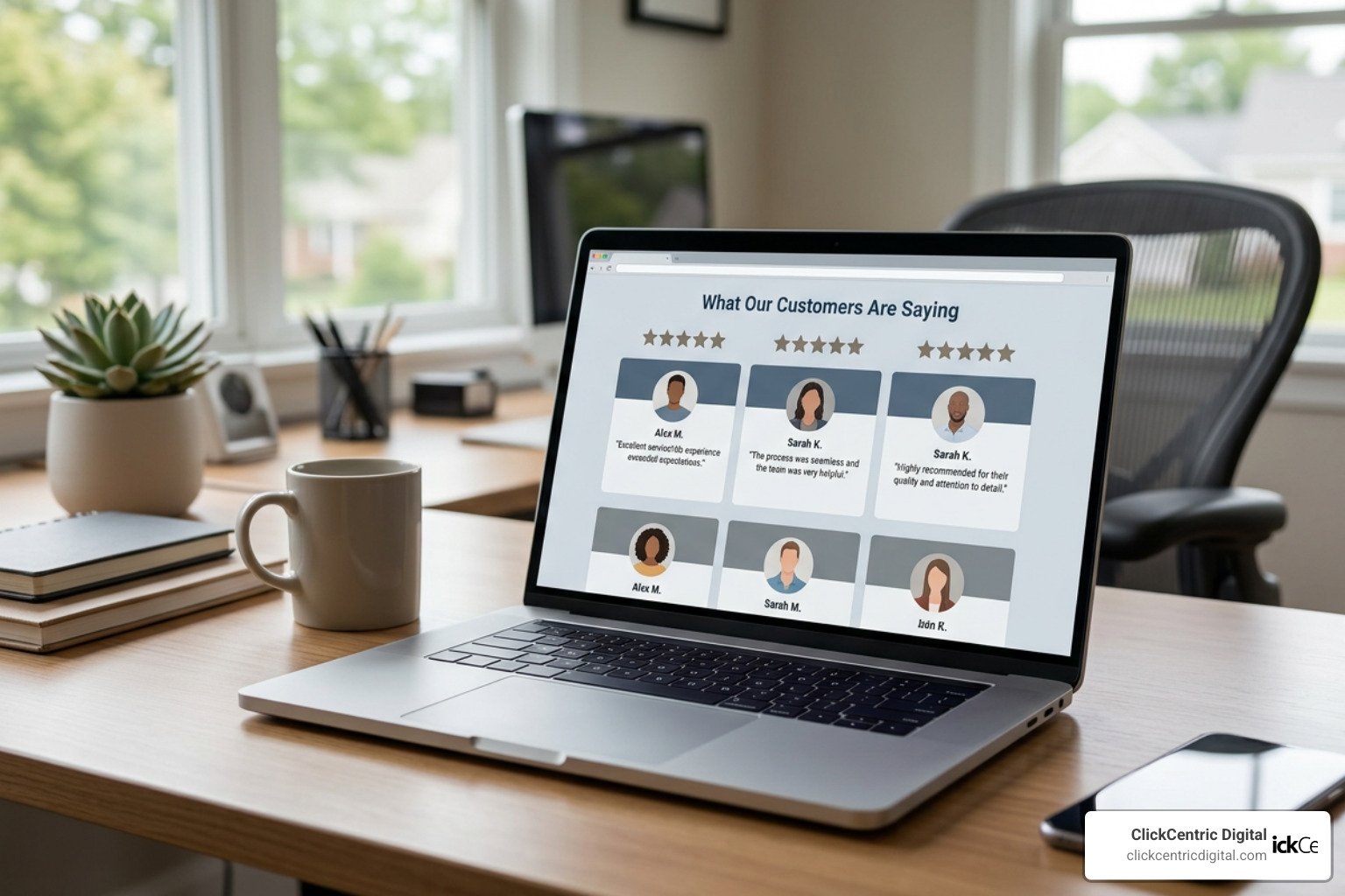 Example of a high-converting social proof section featuring real customer reviews