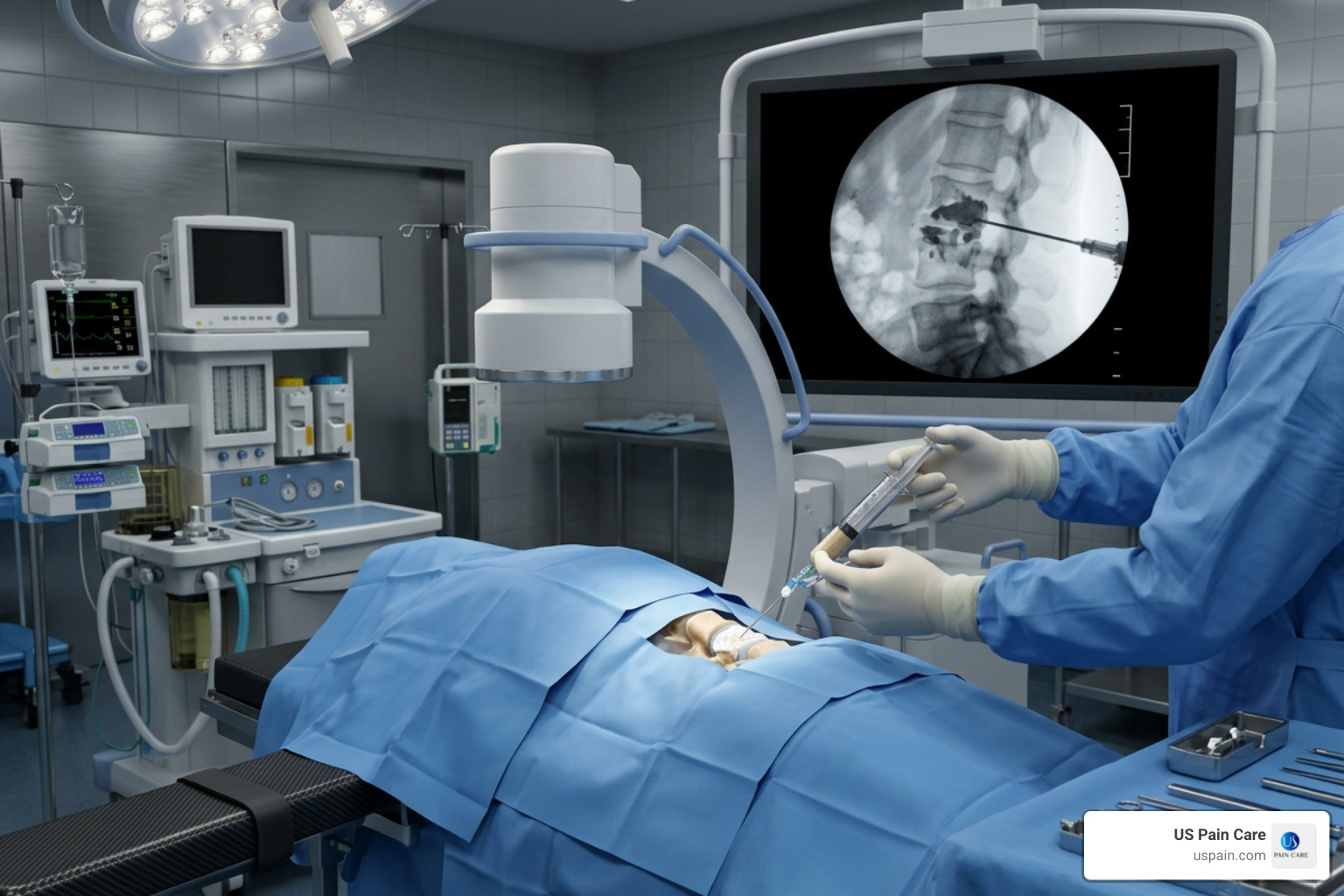 fluoroscopy-guided needle injection for vertebroplasty