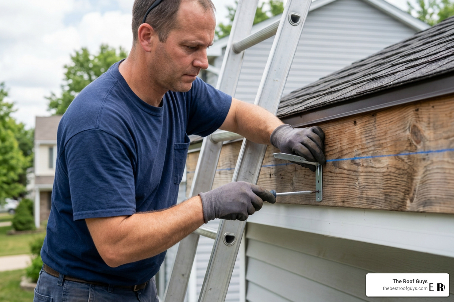 DIY fascia bracket installation alignment DIY fascia bracket installation alignment
