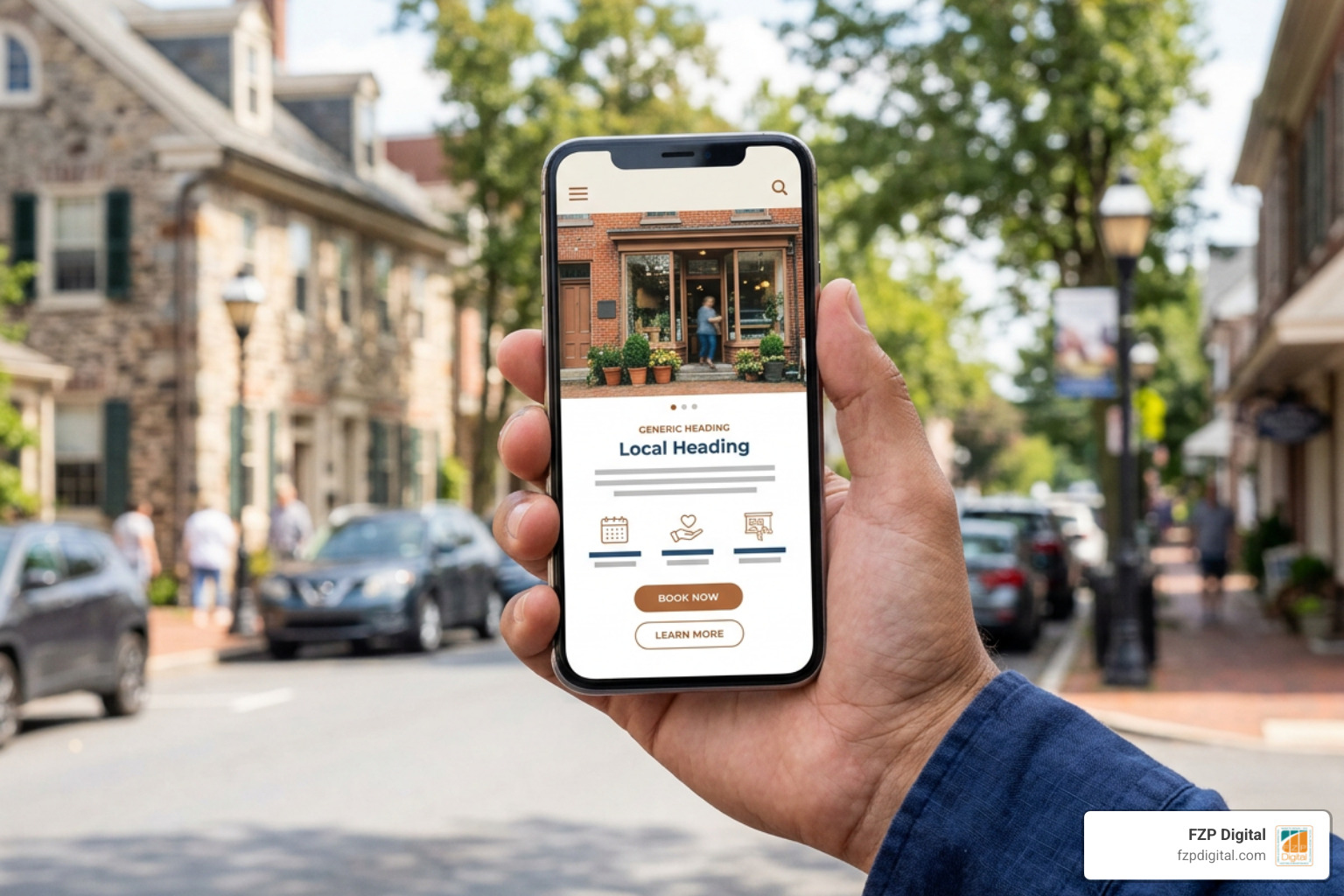 A fast-loading mobile website for a local business on State Street in Newtown PA A fast-loading mobile website for a local business on State Street in Newtown PA