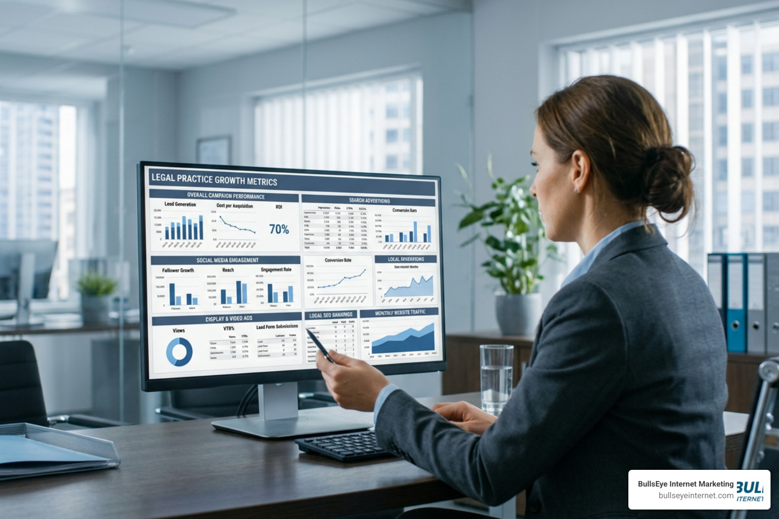 multi-channel legal marketing dashboard