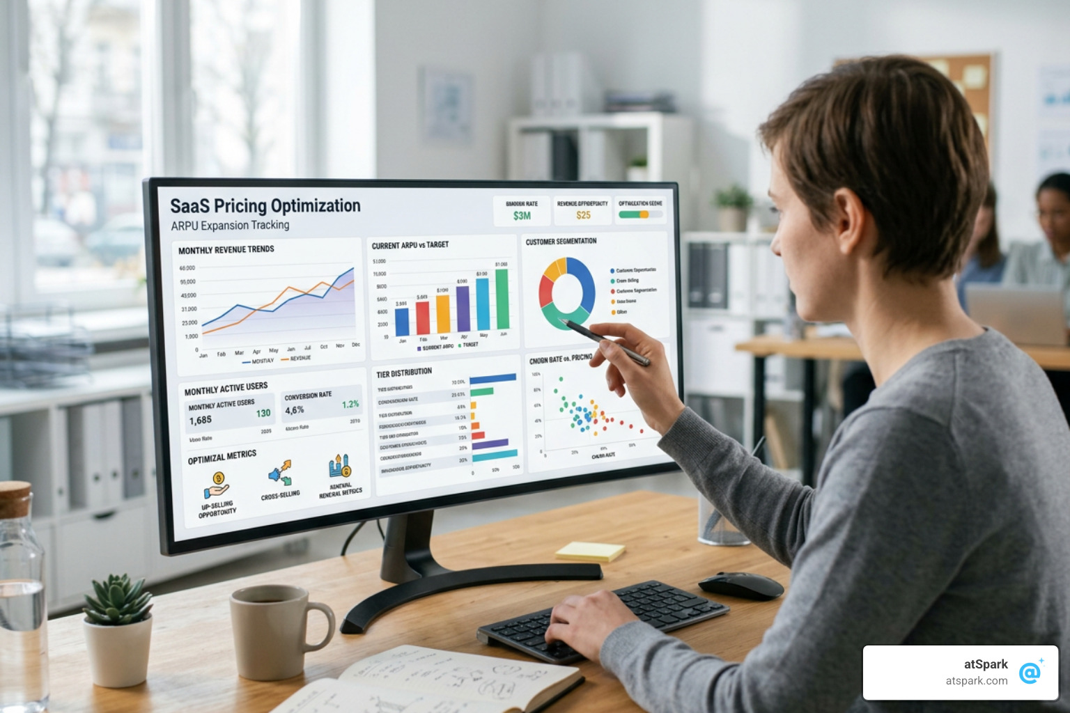 SaaS pricing optimization and ARPU expansion tracking dashboard SaaS pricing optimization and ARPU expansion tracking dashboard