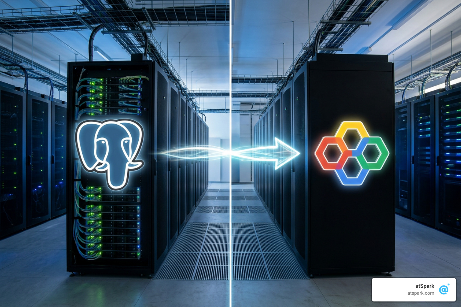 Visualizing cross-dialect SQL conversion between PostgreSQL and BigQuery