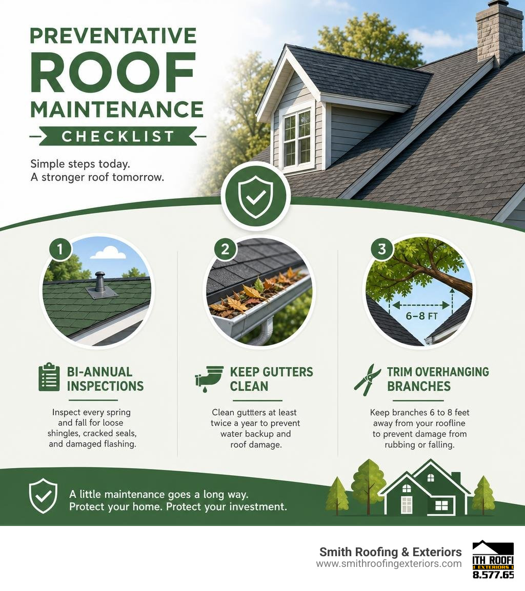 Preventative roof maintenance checklist infographic infographic Preventative roof maintenance checklist infographic infographic