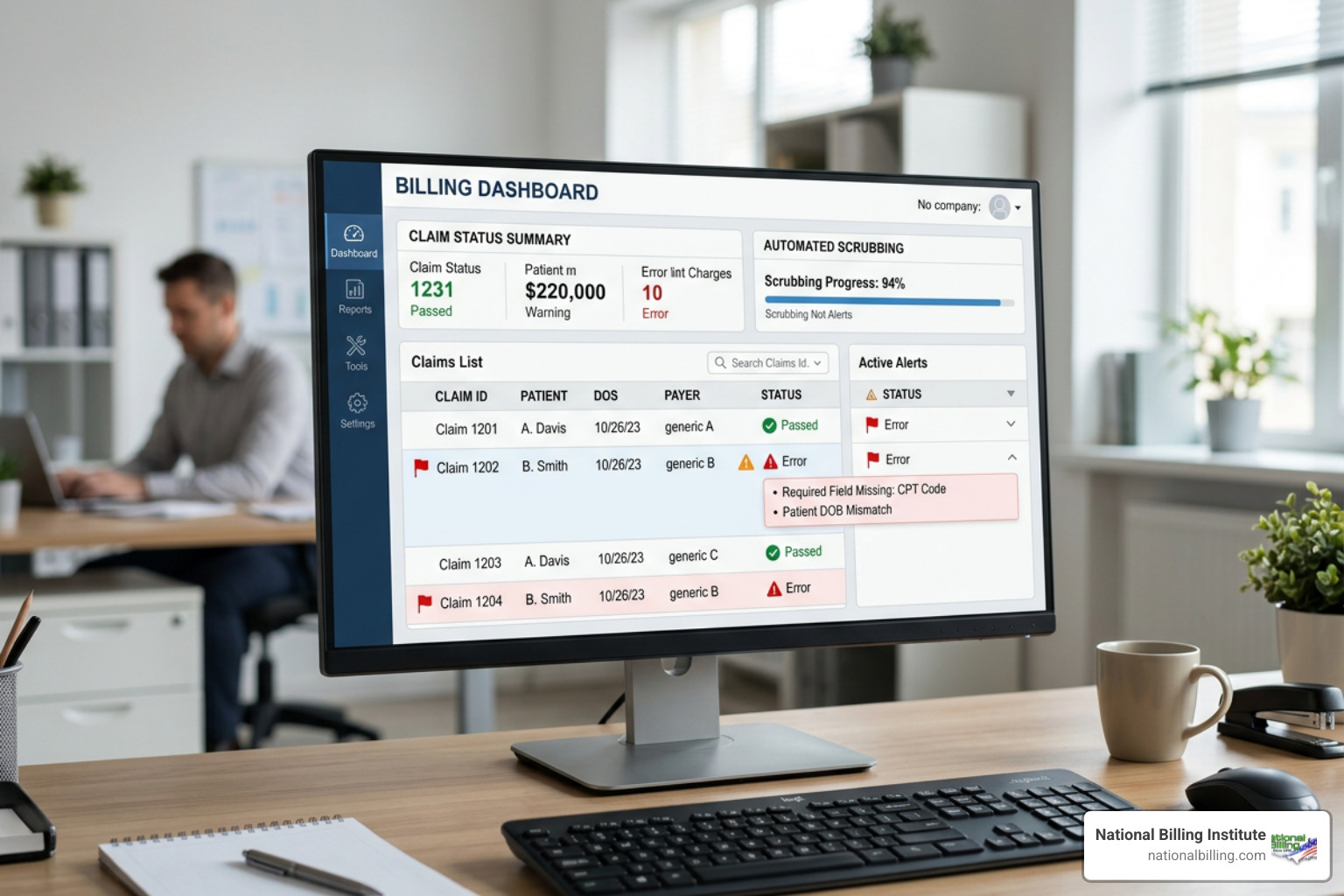 automated claim scrubbing software dashboard automated claim scrubbing software dashboard
