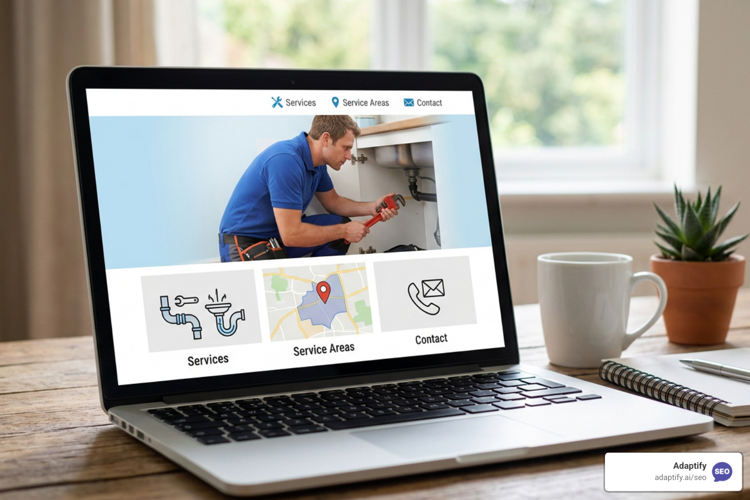 Anatomy of an optimized local service landing page