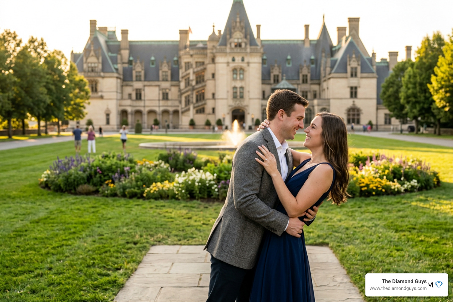 Couples celebrating their personalized engagement at the Biltmore Couples celebrating their personalized engagement at the Biltmore