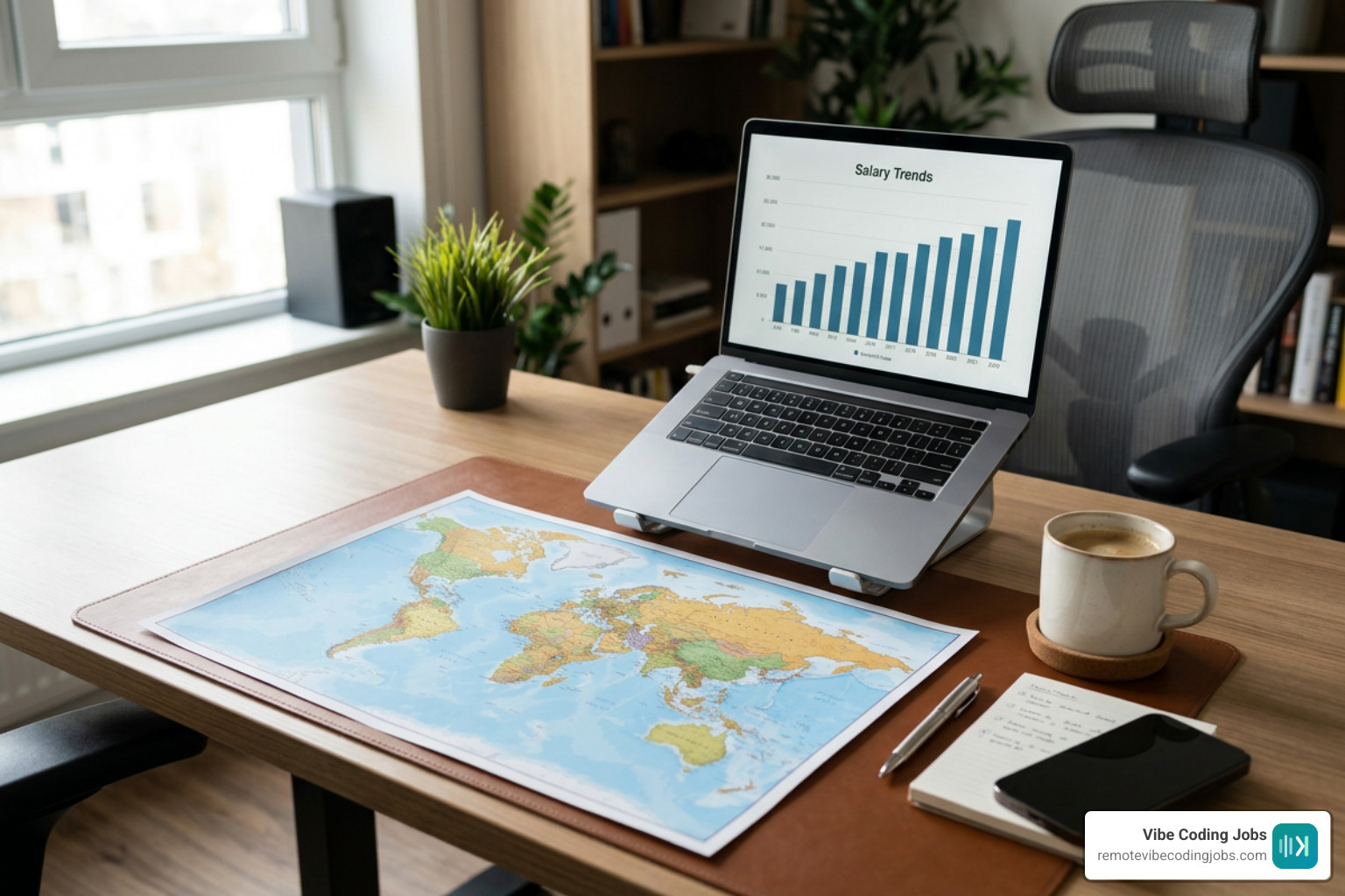 Global map highlighting distributed remote engineering compensation and salary benchmarks