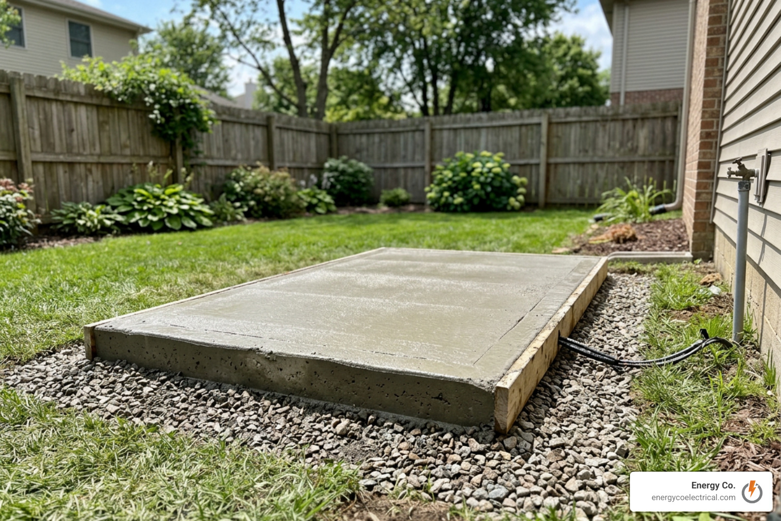 generator concrete foundation generator concrete foundation
