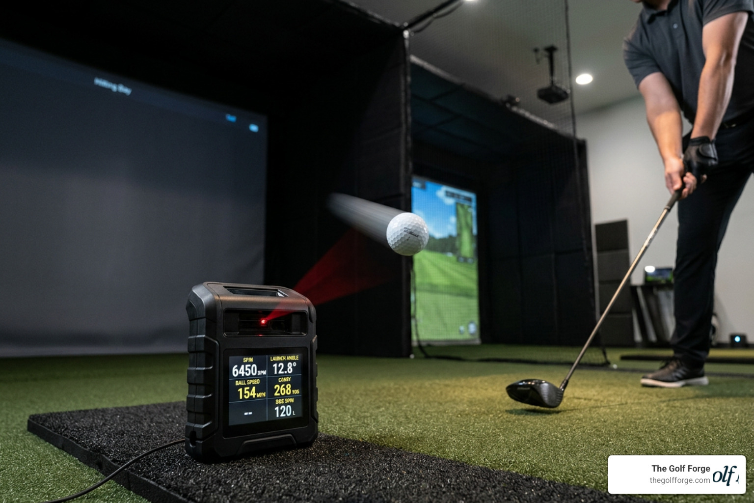 high tech launch monitor tracking golf ball flight data high tech launch monitor tracking golf ball flight data