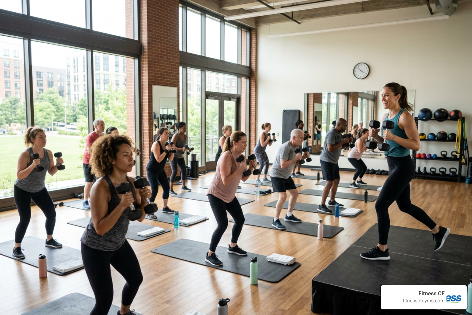 group fitness class