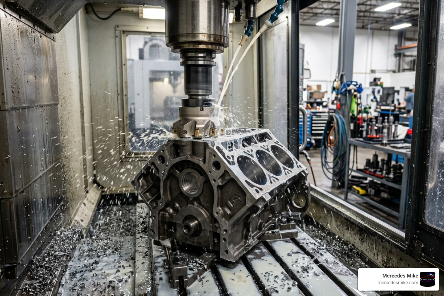precision engine machining in progress precision engine machining in progress