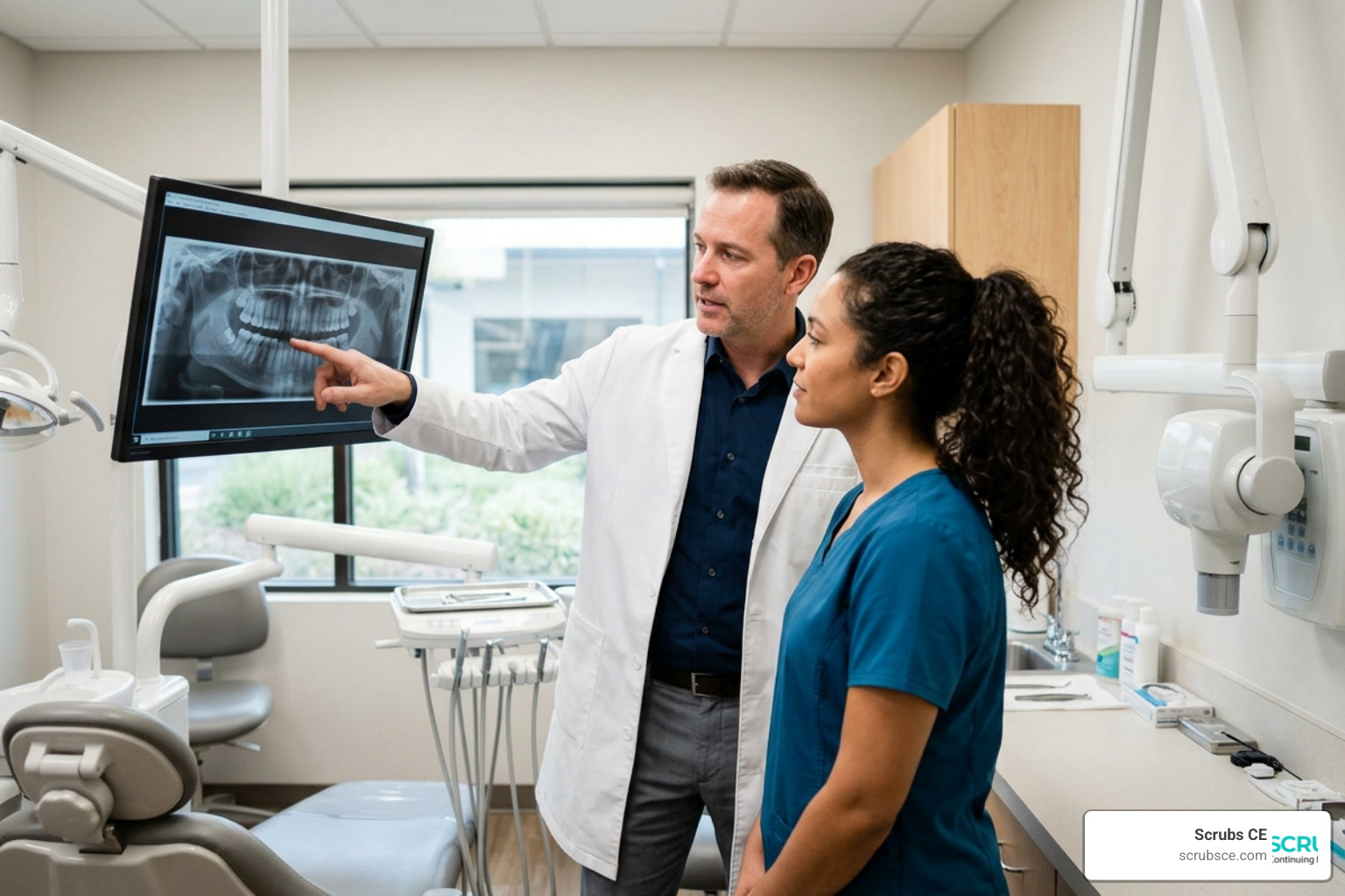 dentist supervising a dental assistant dentist supervising a dental assistant