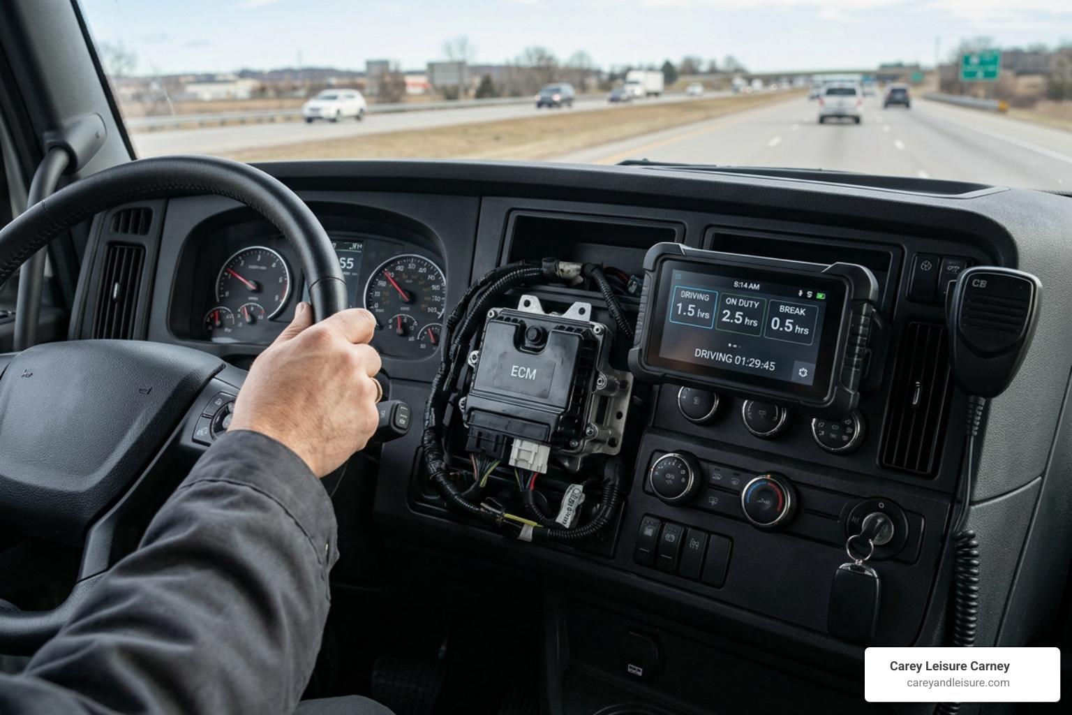 truck black box and electronic logging device