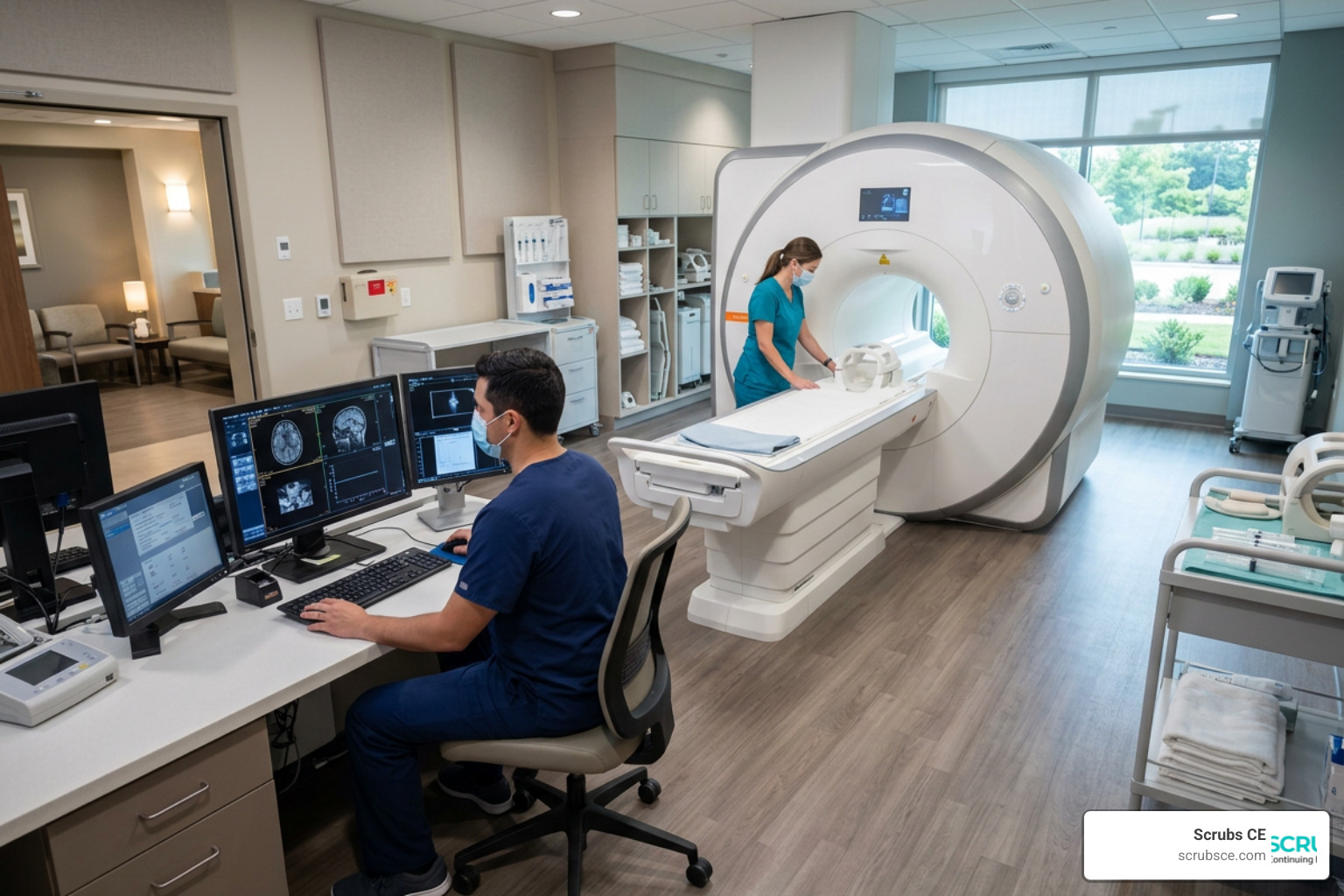Modern diagnostic imaging center showing advanced Radiology equipment Modern diagnostic imaging center showing advanced Radiology equipment