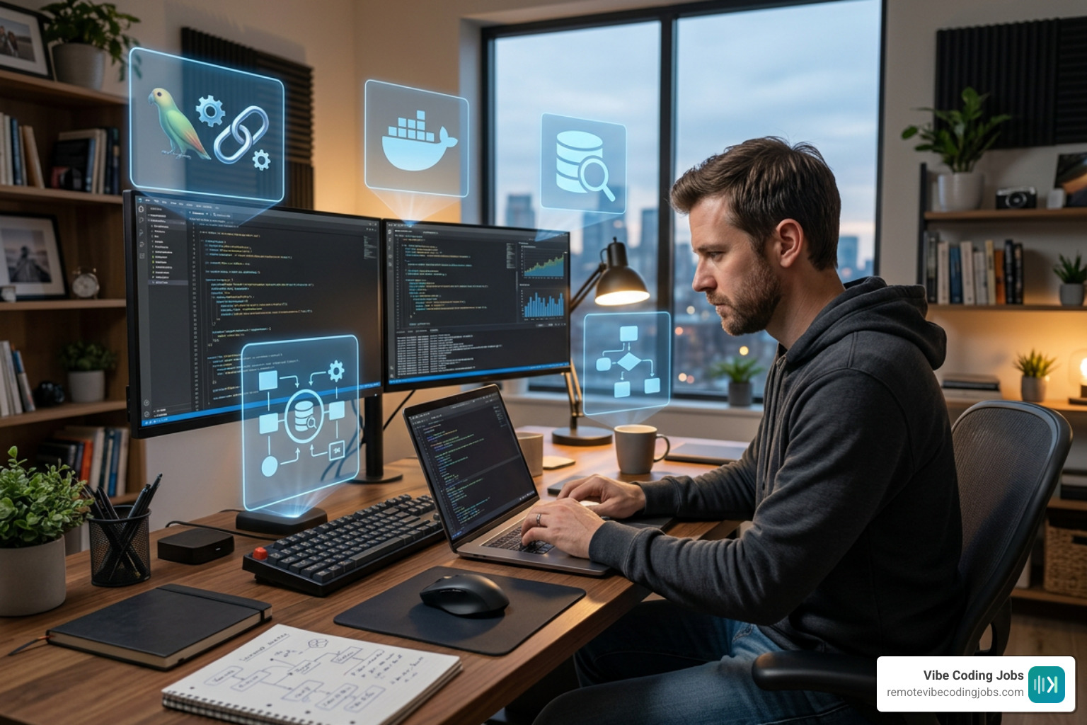 Developer learning AI tools and frameworks