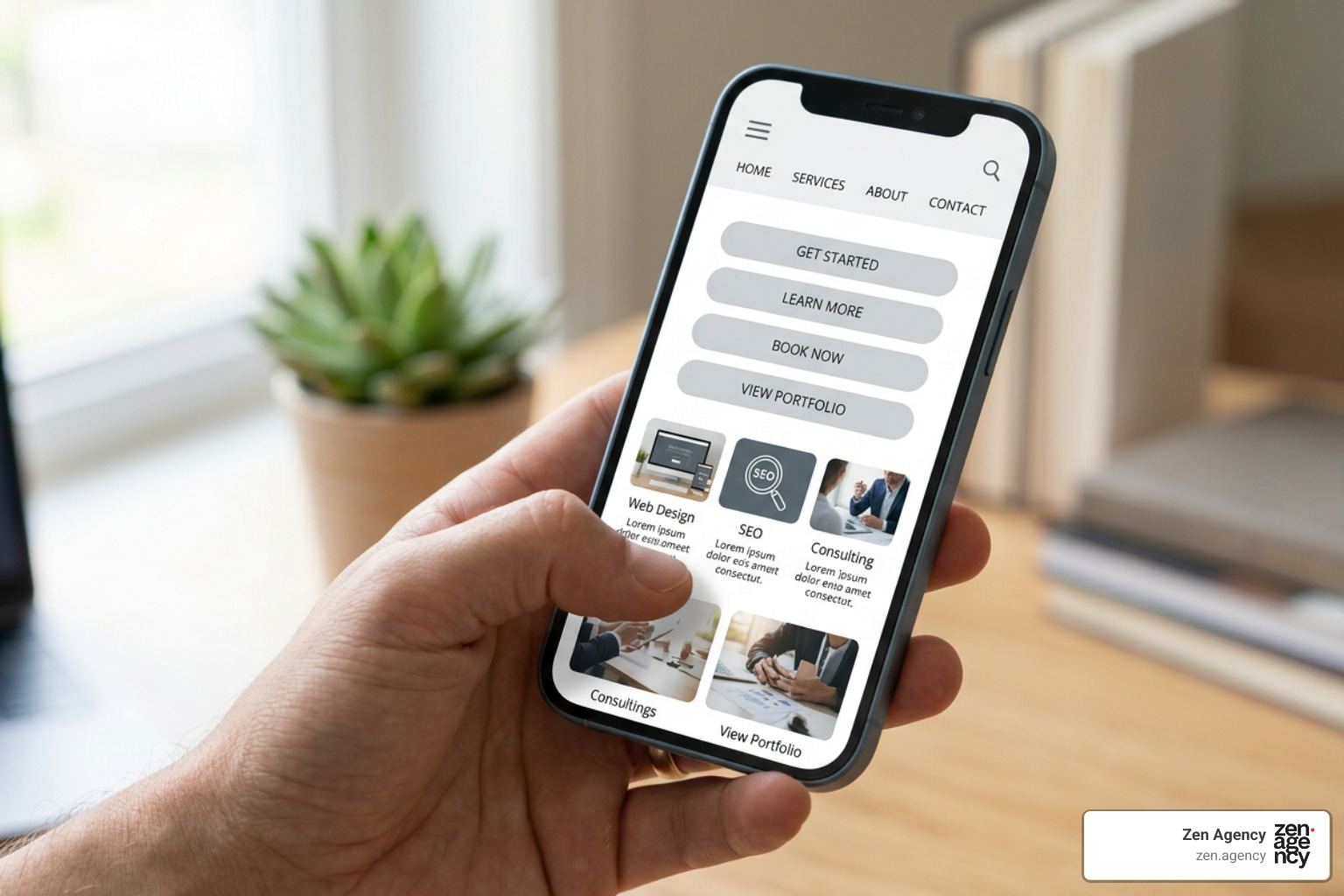 a mobile-responsive website layout optimized for the thumb zone a mobile-responsive website layout optimized for the thumb zone