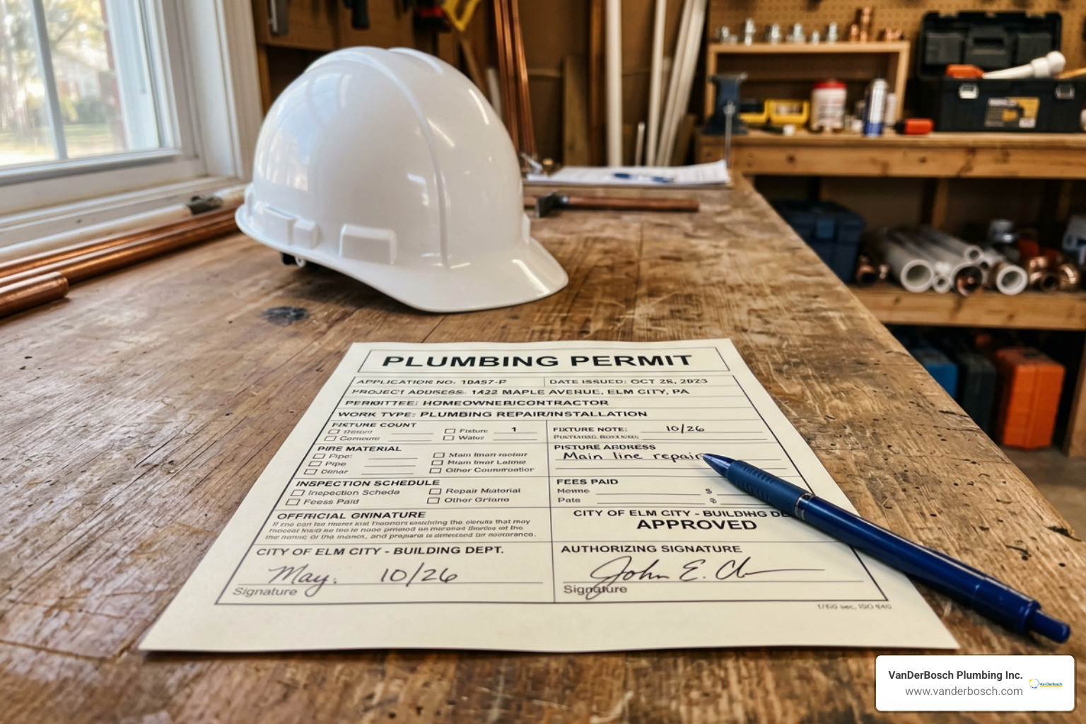 plumbing permit document plumbing permit document