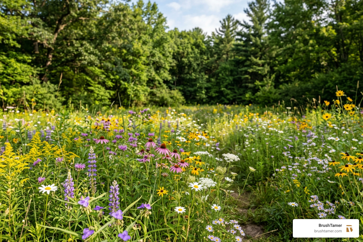 native wildflower growth