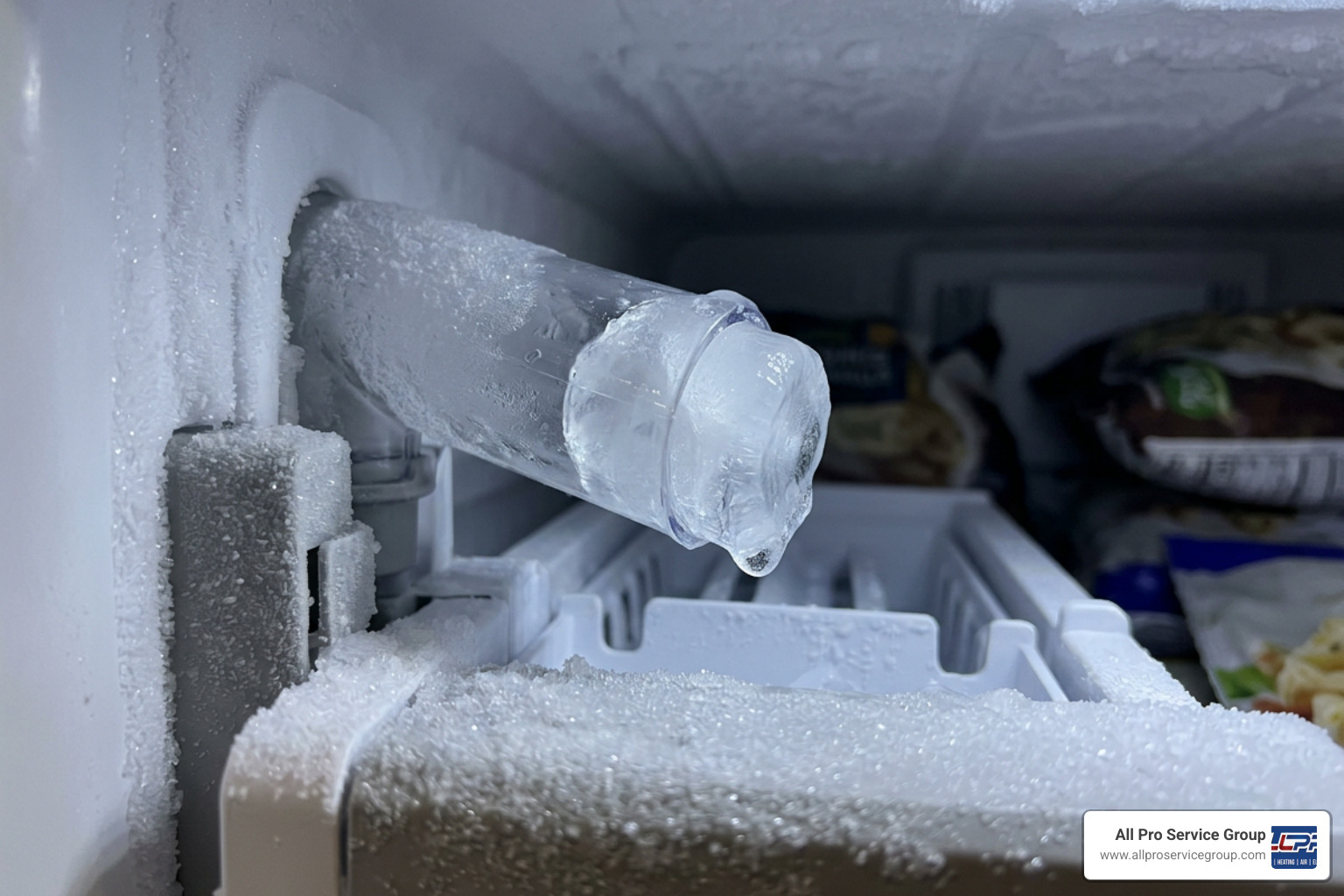 frozen ice maker fill tube blocking water flow frozen ice maker fill tube blocking water flow