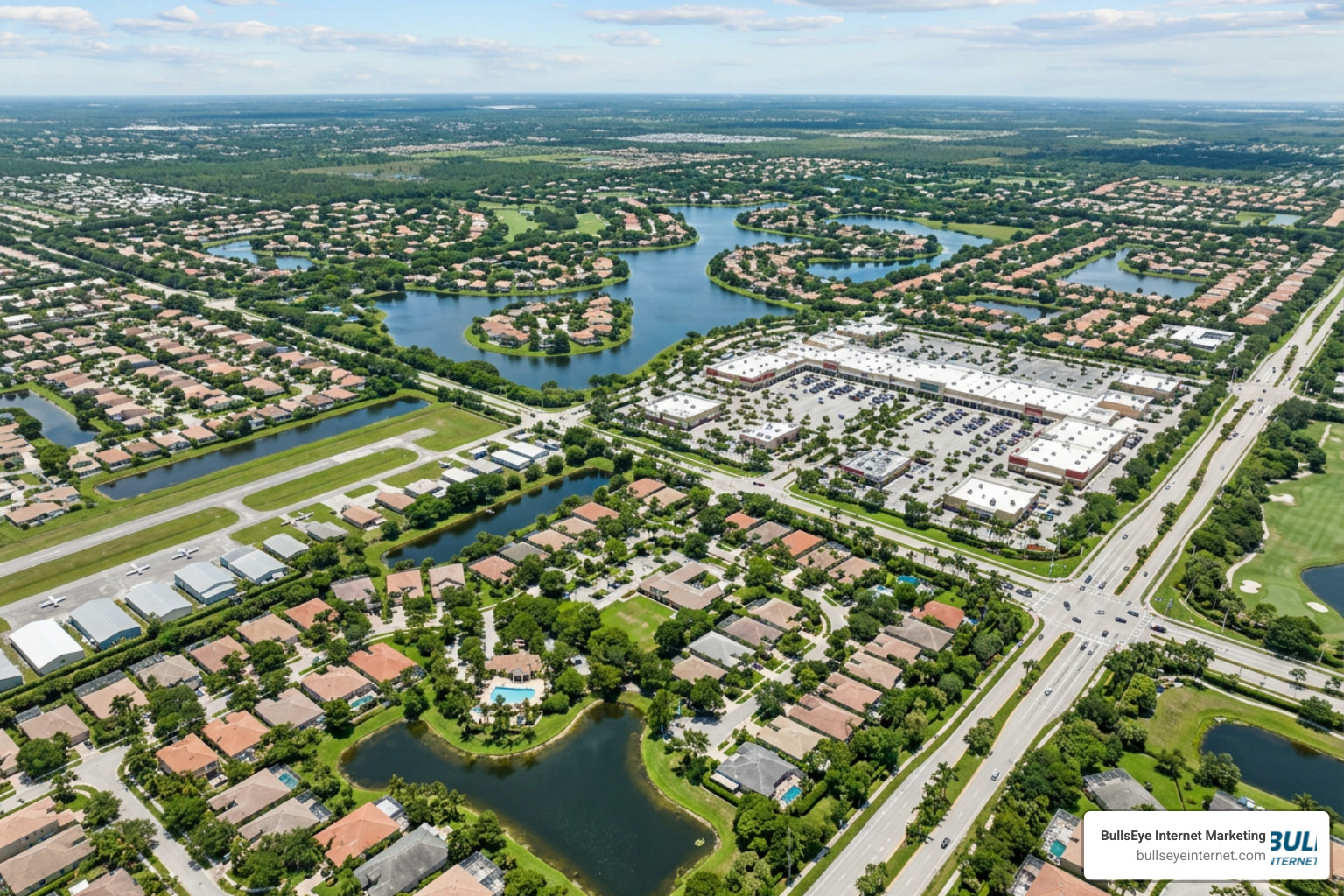 Wellington Florida neighborhoods targeting map including Olympia, Binks Forest, Wellington Green, Aero Club, and VillageWalk Wellington Florida neighborhoods targeting map including Olympia, Binks Forest, Wellington Green, Aero Club, and VillageWalk