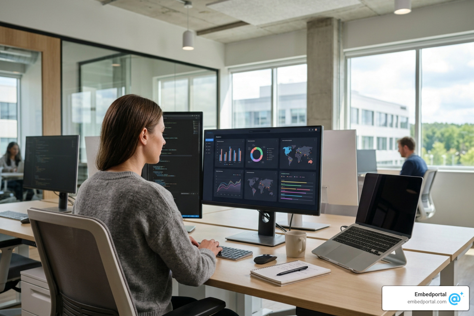 Multi-vendor analytics portal consolidating Tableau, Power BI, and QuickSight dashboards
