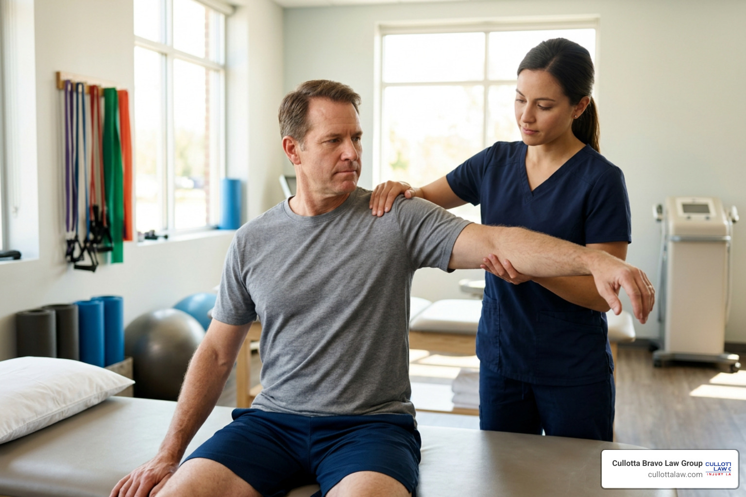 Medical rehabilitation and physical therapy recovery process