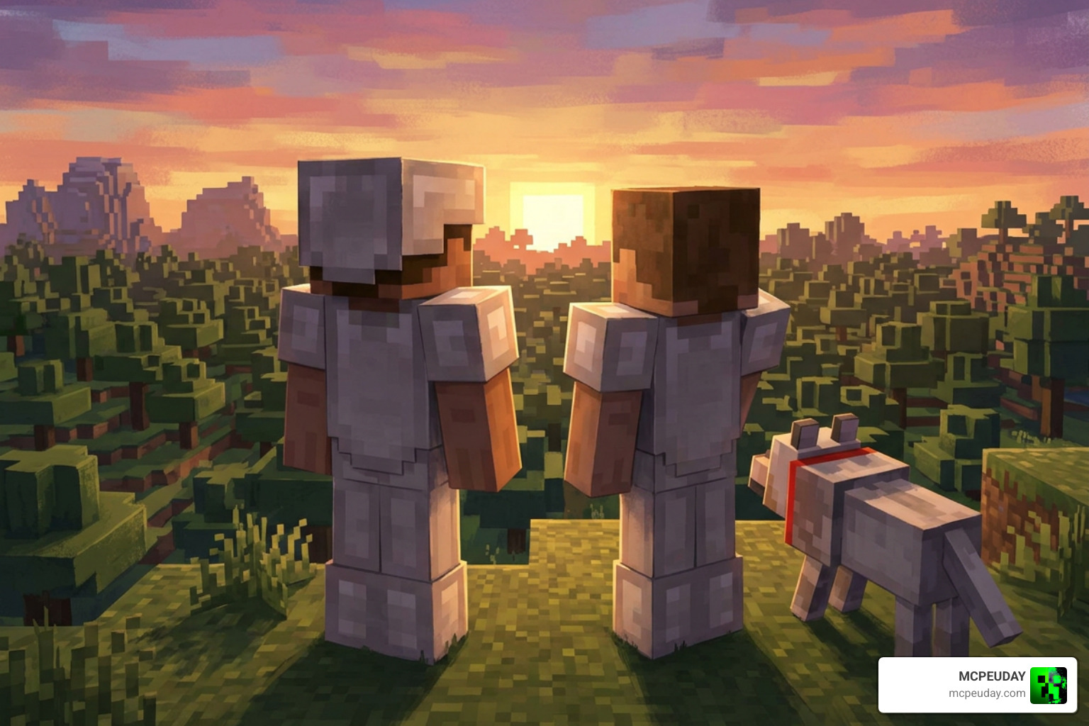 Immortal Dogs Addon Minecraft loyal dog companion Immortal Dogs Addon Minecraft loyal dog companion