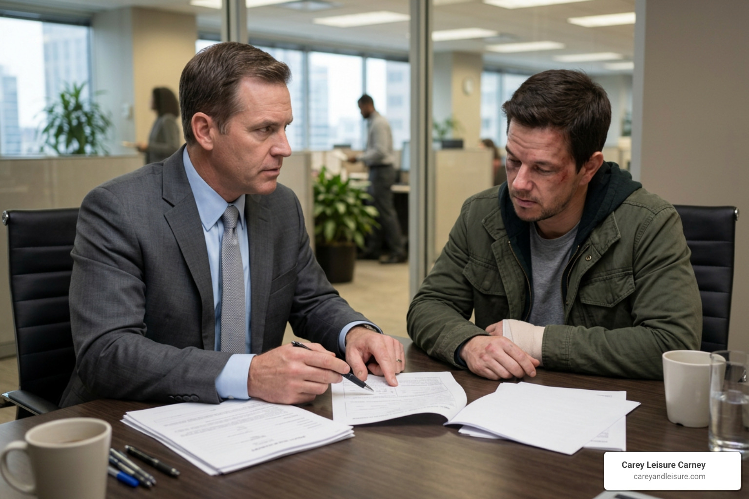 image of an insurance adjuster negotiating comparative fault image of an insurance adjuster negotiating comparative fault