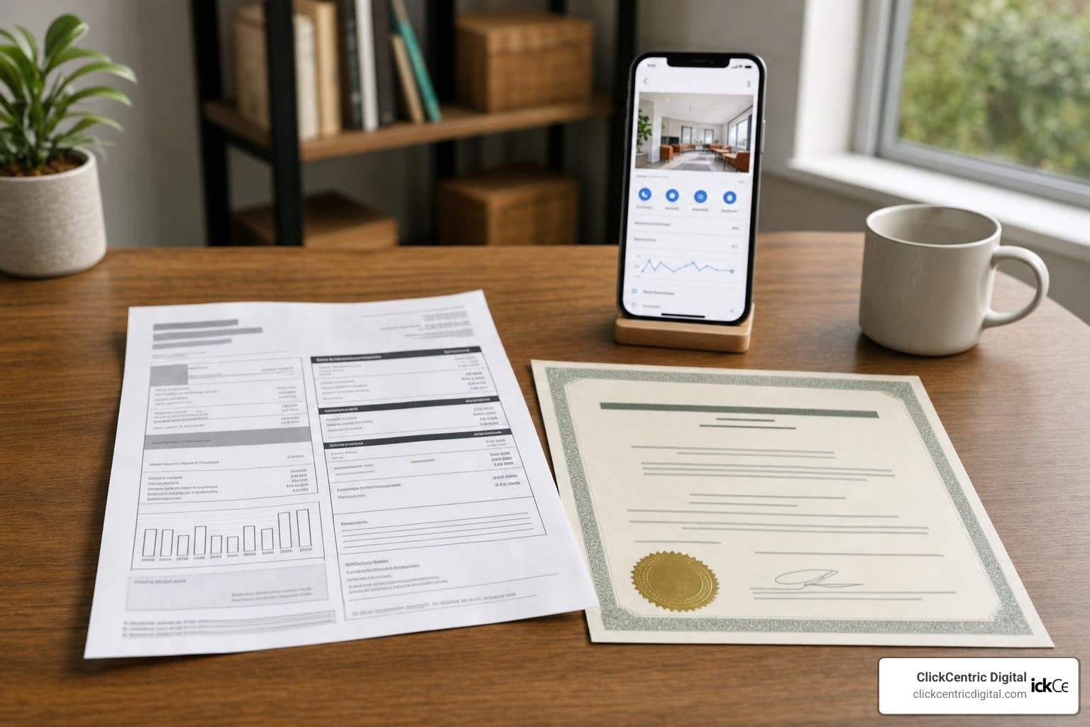 acceptable business verification documents showing matching name and address