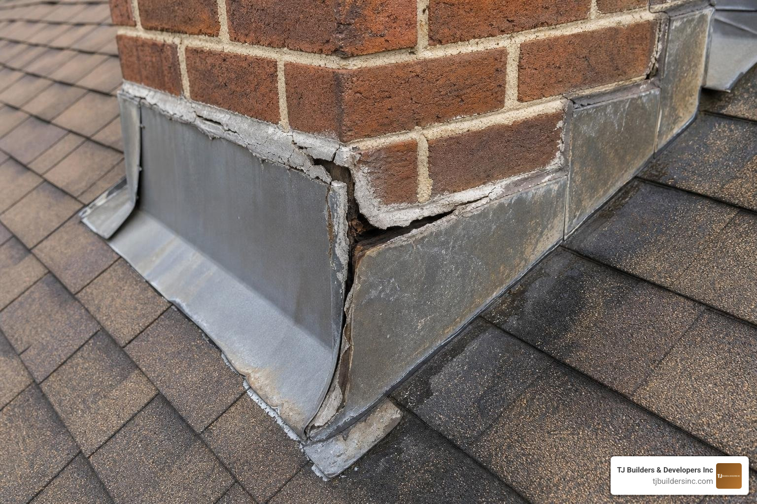 damaged chimney flashing damaged chimney flashing